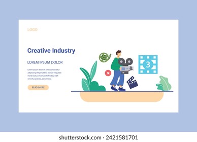 Different designers set. Creative people doing different works like singing, fashion designing, making pots, writing content, drawing and etc. Corporate business industrial creative logotype symbol.