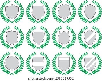the different designs of badges 