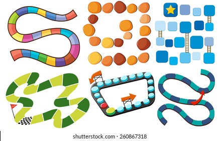 Different designs of puzzle game