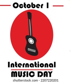 Different designs that can be used for the International Music Day, an event that takes place on October 1, 2022