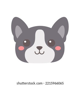 Different dog breeds faces that look cute.