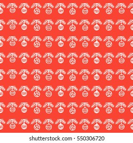 Different doodle christmas vector decor. Vector seamless christmas pattern. Xmas 
celebration elements collection for design