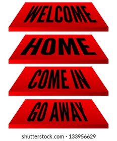 Different Doormats - Door Mat set