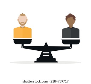 vector de desigualdad de salario de origen étnico diferente