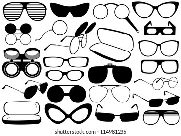 Different eyeglasses