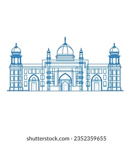 Different famous buildings and mosques