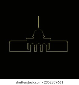 Different famous buildings and mosques