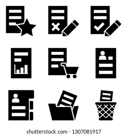 Different Files and Paper Documents