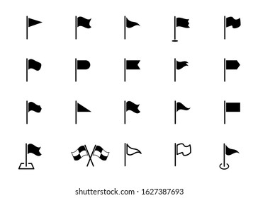 Different flag icons set. Set of vector flags. Waving Flag Icons for Banners, Presentations, Web Pages. 