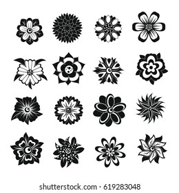 Coloring Page Christmas Floral Decorations Collection Stock Vector ...