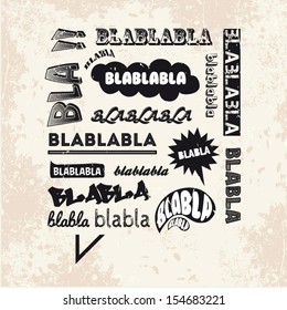 different fonts, retro, speak