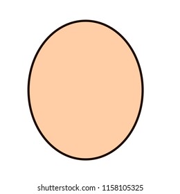 different forms of face, vector icoka. chiseled outline.