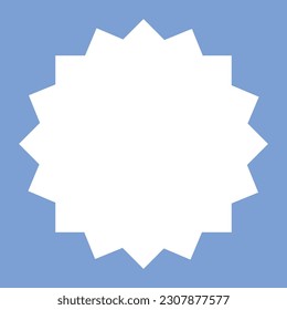 Different frame isolated on white background