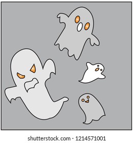 
different ghosts vector