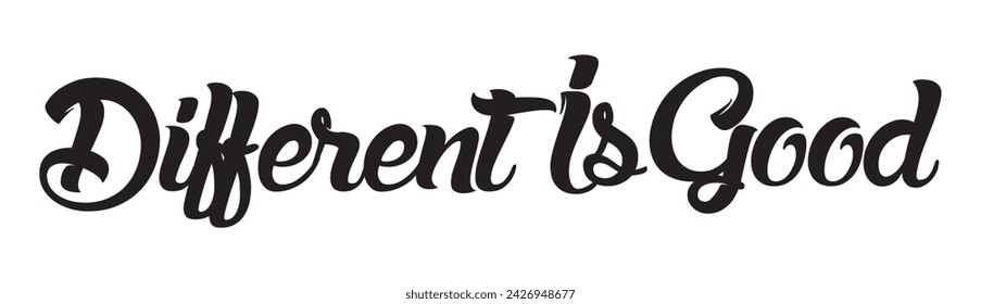 different is good text on white background.