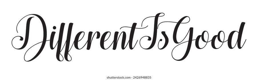 different is good text on white background.