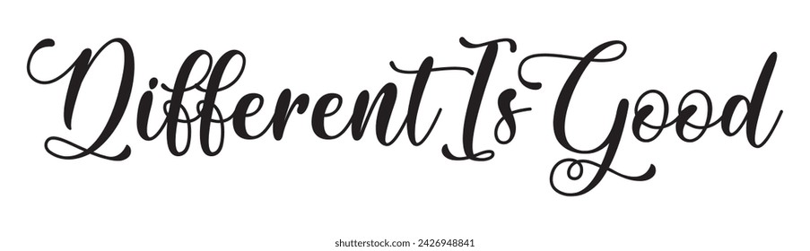 different is good text on white background.
