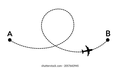 Different hand drawn doodle scribble path lines from A to B. Business solution searching concept. Way to solve problem. Vector design elements for trending infographic.