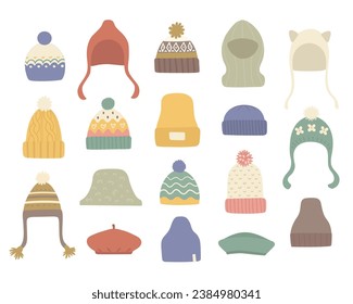 Different hats for the winter and fall