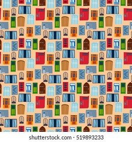 Different house windows vector elements