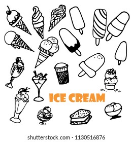 different ice cream, Popsicle, ice cream
