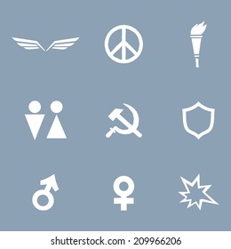 Different icon set