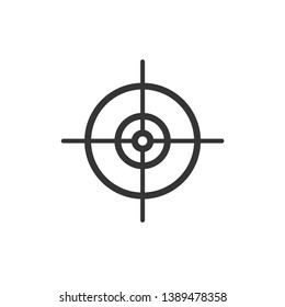 Different icon set of targets and destination. Target and aim, targeting and aiming. Vector illustration for web design