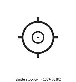Different icon set of targets and destination. Target and aim, targeting and aiming. Vector illustration for web design