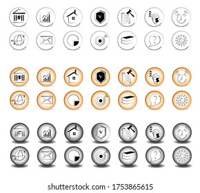 a different icons for business