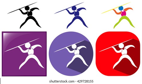 Diseño de iconos diferentes para la ilustración de la bóveda de polo