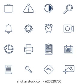 Different icons for mobile apps, sites, programs. IT icons