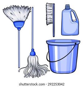 Different kind of cleaning tools