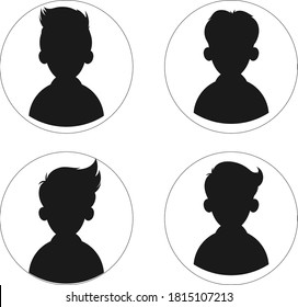 different kinds of boy avatar vector designs