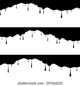 different kinds drop of color on background 