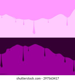 different kinds drop of color on background 