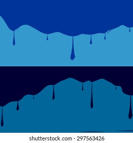 different kinds drop of color on background 
