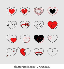 Different kinds of hearts