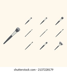 Different Kinds of Makeup Brushes