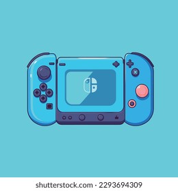 Different kinds of retro game console electronic equipment children's day toys game vector icon