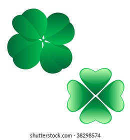 different kinds of vector illustration clovers