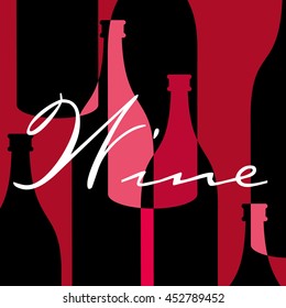 Different Kinds of Wine Bottles Without Labels