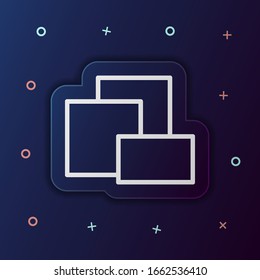 Different layers nolan button icon. Simple thin line, outline vector of web icons for ui and ux, website or mobile application