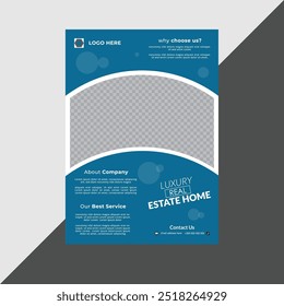 Projeto de folheto de negócios de layout diferente