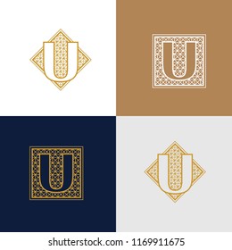 different letter variants U