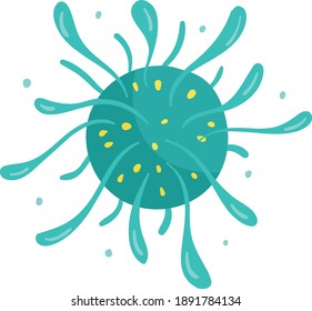 Different Microorganisms Isolated On White Background Vector Illustrated Set