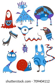 different monsters