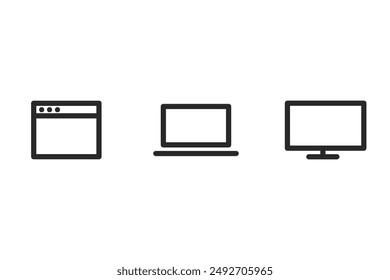 Diferentes iconos multimedia conjunto de Vector aislado sobre fondo blanco