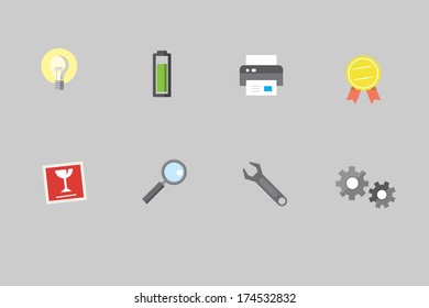 Different office icons