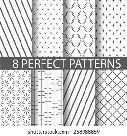  different  patterns,  Pattern Swatches, vector, Endless texture can be used for wallpaper, pattern fills, web page,background,surface