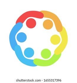 Different people, Social community vector flat illustration, nationality people isolated
